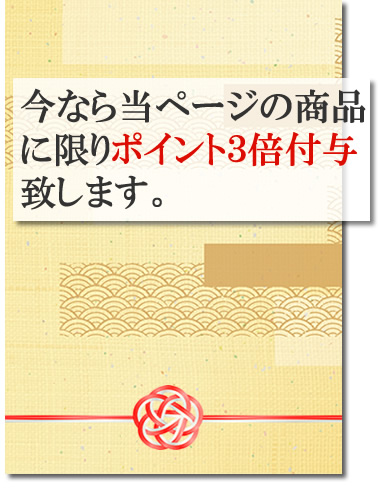 ポイント3倍